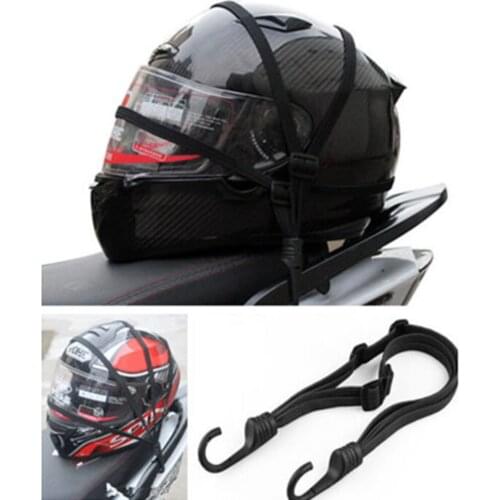 60cm Motorcycle Helmet Straps Motorcycle Accessories Hooks Luggage Retractable Elastic Rope Fixed Strap Motos Helmet Luggage Net