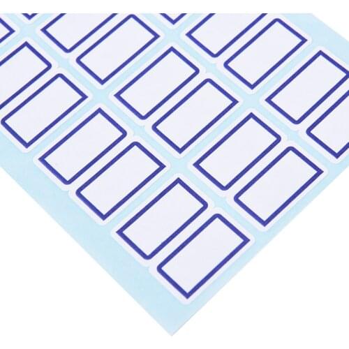 JETTING Self Adhesive Sticky White Label Writable Name Stickers Blank Note Labels 12Pcs Drop Shipping