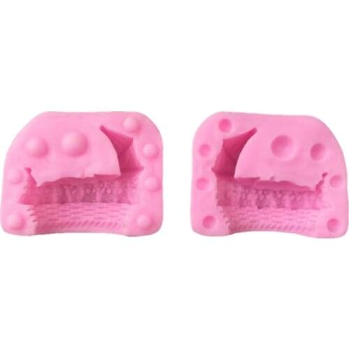 Baby Stroller Candle Clay Silicone Soap Molds Birthday Fondant Cake Decorating Tools Chocolate Cake Baking Moulds
