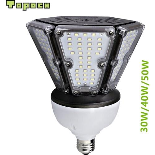 Tokili Post Top Light 120LM/W 30W 40W 50W LED UL CE List Screw Base CFL HID Replacement 100-277V for Roadway Lighting Fixtures