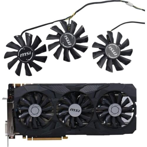 85mm PLD09210S12HH cooler fan Replace for MSI GeForce GTX 1080 GTX 1070 DUKE 8G GTX 1060 6G DUKE GTX 1080Ti 11G DUKE Video cards