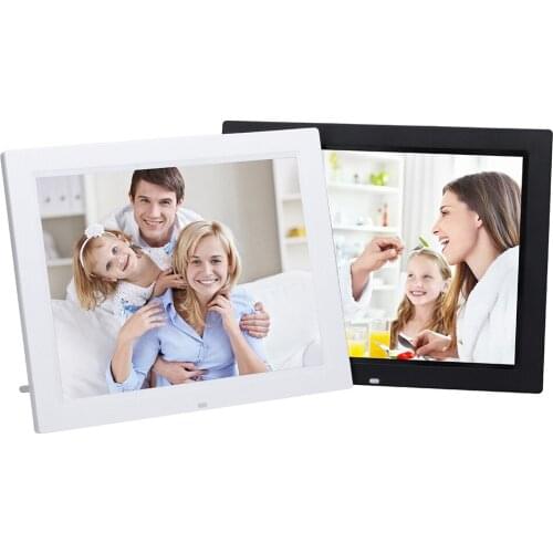 EU/US Plug 14 inch 4:3 LED Digital Picture Frame 1024 X 768 Electronic Smart Photo Movie Multi-Media Player with Remote Control