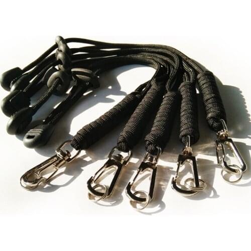 YOUGLE 5 Pcs/Lot Water Bottle paracord Parachute Cord Lanyard Rope Handmade Key Flashlight Keyring key chains buckles