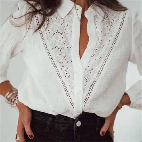 ZXQJ Women's Shirts With Embroidery