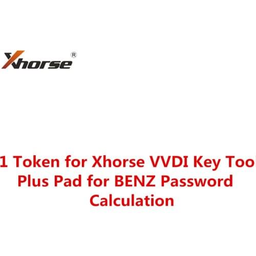 1 Token for Xhorse VVDI Key Tool Plus Pad for BENZ Password Calculation