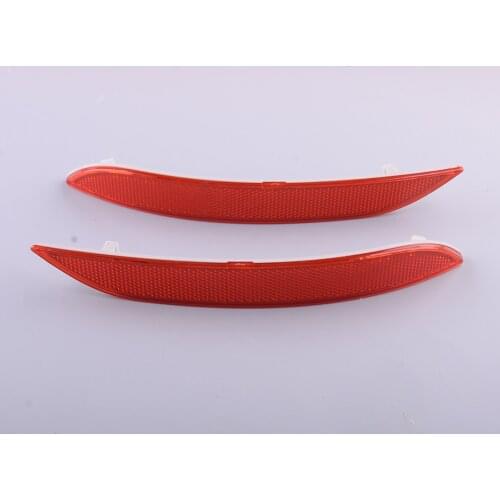 1 Pair ABS Car Rear Bumper Reflector Light Lamp Cover Housing Fit For BMW X1 E84 2009 2010 2011 2012 2013 2014 2015