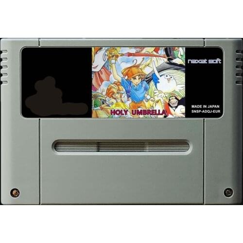 16Bit Games ** Holy Umbrella - Dondera no Mubou!! ( PAL EUR Version!! English Language!! )