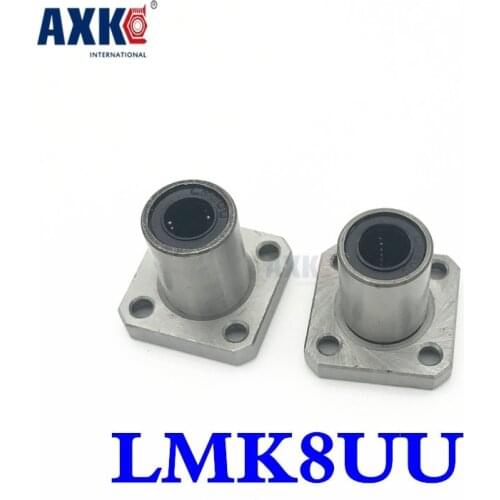 2021 Special Offer Thrust Bearing Rolamentos Hot 8mm Inner Diameter Square Flange Linear Motion Bushing Ball Bearing Lmk8uu