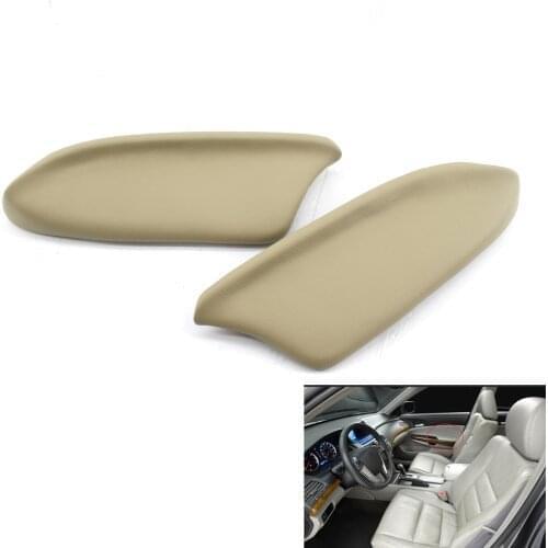 2x Door Panel Armrest Leather Fit for Honda Accord 2008-2012 Beige