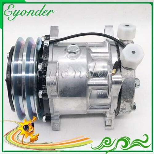 A/C AC Aircon Air Conditioning compressor Cooling Pump SD5H11 PV2 125mm for Freightliner Sprinter Van 2007 2008 2009 s6355