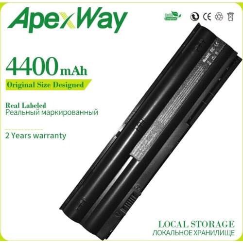 Apexway 4400 mAh laptop battery for HP Mini 210-3000 dm1-4000 2103 646657-241 HSTNN-LB3B HSTNN-YB3B TPN-Q101 TPN-Q102