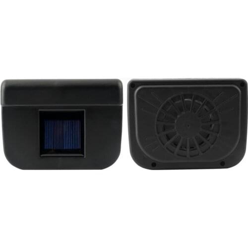 Car Auto Fan Cooling Exhaust Ventilation Fan Solar Power Car Window Fan Auto Cooler Air Vent Vehicle Ventilation Radiator Cooler
