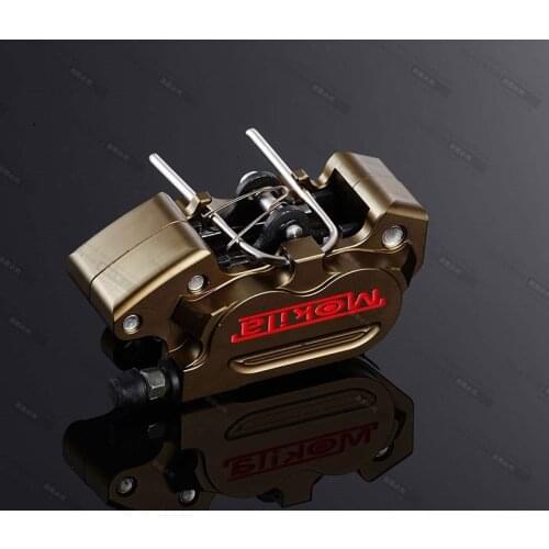 Free Shipping Motorcycle Brake Calipers 64mm Hole 24mm*4 Brake Pumb For Ducati Honda Yamaha Kawasaki Modify
