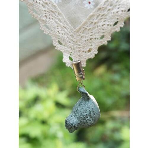 Bird Picnic Cast Iron Pendant Tablecloth Weights Windproof Clip Outdoor Picnic Blanket Sinker for Outdoor Garden Party Picnic