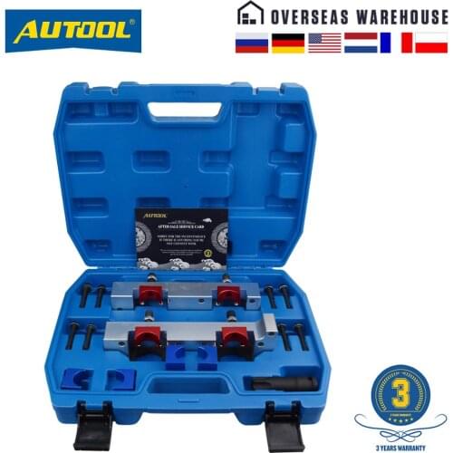 AUTOOL 15pcs Camshaft Alignment Engine Timing Locking Tool Kit Compatible for Mercedes Benz M133 M270 M274