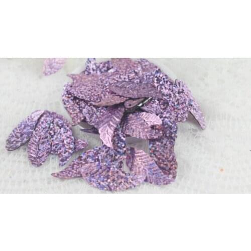 A10 Sewing supplies Handmade Diy Wedding Ceremony in 10mm*30mm Laser Leaf Brilliant Pearl Kindergarten