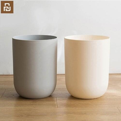 Mi Nordic simple trash can small light gray simple appearance thick and durable environmental protection material trash can