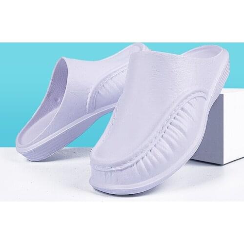 Men shoes 2021 summer man slipper British style fashion Comfort plus size 40-47 male At home slipper boy Lazy Casual Sandals