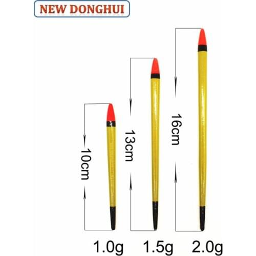 Newdonghui 10pcs/Lot Fishing Float Fishing Bobber 1.0G 1.5G 2.0G Buoyancy Wood Meterial 23042