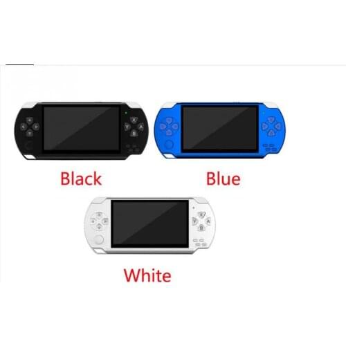 New Handheld Game Console 4.3 inch In-built 8GB with Retro Games For PPSP/MP4 Video/MP5/Camera/E-book Portable white or black