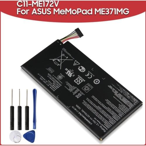 Original Replacement Battery 4270mAh C11-ME172V For ASUS MeMoPad ME371MG k004 ME172V Tablet Batteries