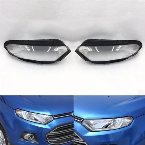 Headlamp Lens For Ford Ecosport 2013 ~ 2016 Car Headlight Cover Replacement Auto Headlight Shell