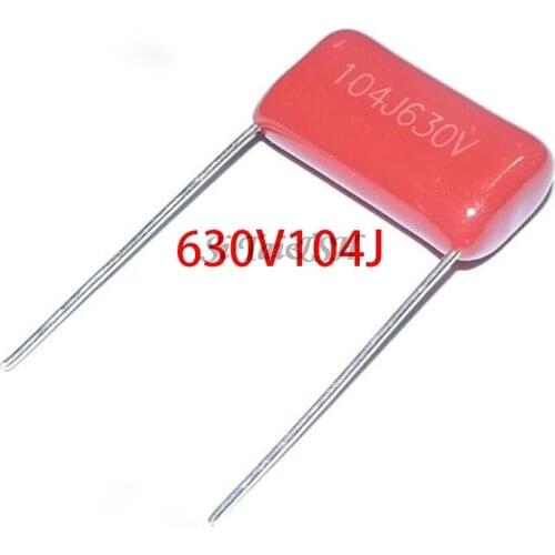 10PCS 630V104J Pitch 15mm 0.1UF 100nf 630V 104 CBB Polypropylene film capacitor