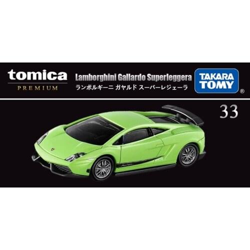 Takara Tomy Tomica Premium #34 Lamborghini Gallardo Diecast Sports Car Super Car Model Car Toy Gift for Boys and Girls Children