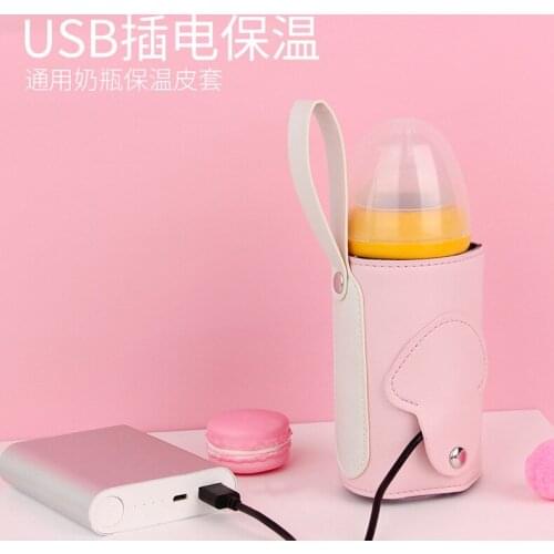Usb baby bottle warmer heater constant temperature universal pigeon out portable baby warmer hot milk artifact