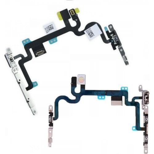 Replacement Parts Power Flex Cable Volume Buttons & Mute Switch With For iPhone 7