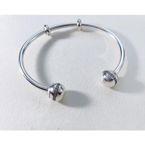 100% 925 Sterling Silver Christmas Limited Meteor Open Bracelets for Women fit Silver charms Pan Bracelet Jewelry