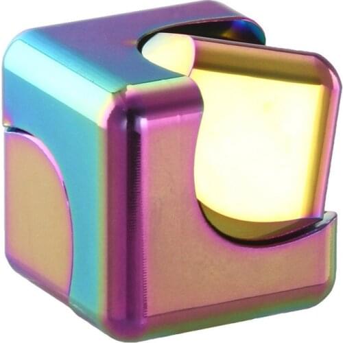 1 pc Magic cube Spinners Two-in-one Spiner Whirlwind Square Hand Toys Finger profissional Antistress magnetic balls