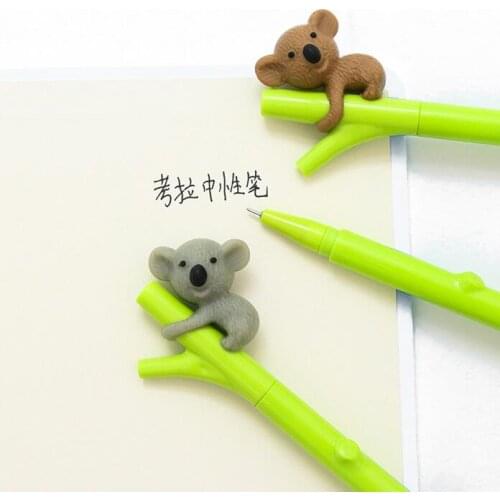 48 Pcs/lot 0.5 Mm Novelty Good Koala Gel Pen Ink Pen Promotional Gift Stationery School & Office Supply