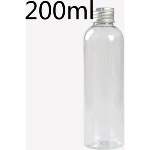 5/10/20/50/100/300pcs 200pcs Plastic Bottle with Aluminum screw cap Cosmetic container kits portable PET lotion cream bottles