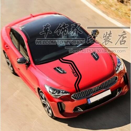 Car stickers FOR Kia K2 K3 K5 hood modification custom fashion sports special decorative decals