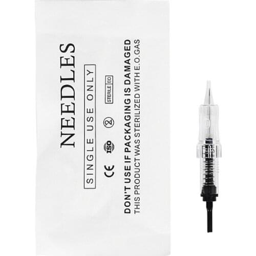 Black Pearl Pigment Cartridges Professional Permanent Makeup Needles Assorted Disposable Sterilized Tattoo Needles Round Liner