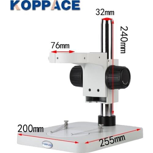 KOPPACE Stereo Microscope Bracket Column Length 240mm Diameter 32mm Diameter 76mm Microscope Focusing Rack