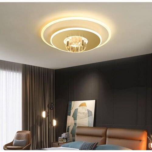 Round Shape Chandelier Lights For Foyer Study Living Room Bedroom Kitchen Hall Lighting Decoration Indoor Lamps Warm Home Luster
