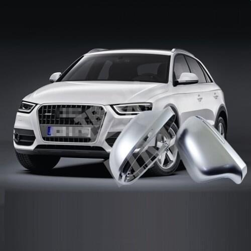 For Audi A4 B8 8K A5 8T A6 4F C6 A8 D3 4E Q3 8U ABS Matt Chromed Side Door Mirror Wing Mirror Cover Replacement Car Accessories