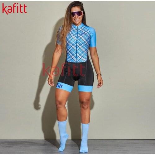 Ms. Kafttt mountain bike wear cross-country bike sportswear summer short-sleeved breathable cycling wear overall suit