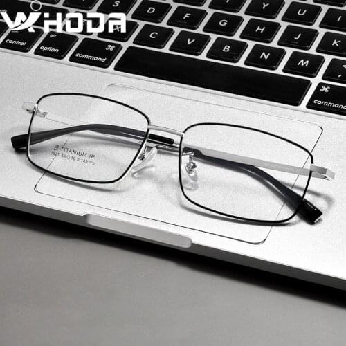 11g) Ultra-light Myopia High-end Business Glasses Frame ,Trend Men Full-frame β Titanium Frames Prescription Eyeglasses F1921