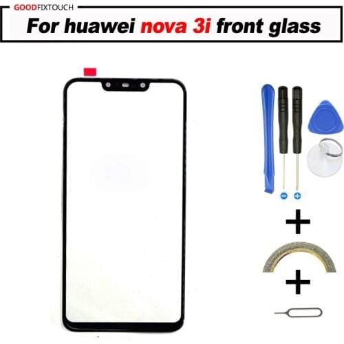 6.3" For Huawei nova 3i Front Outer Glass Lens LCD cover Repair Touch Screen For Huawei Nova3i
