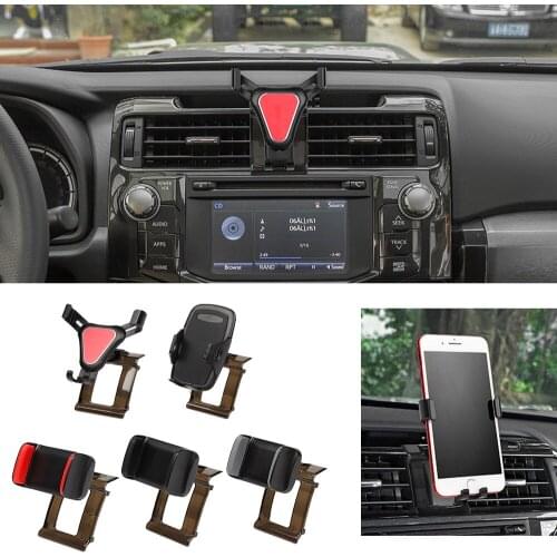 Fit for Toyota 4Runner 2010-2021 Car Mobile Phone Holder Stand Cell Mount Bracket ABS Interior Car Accessories