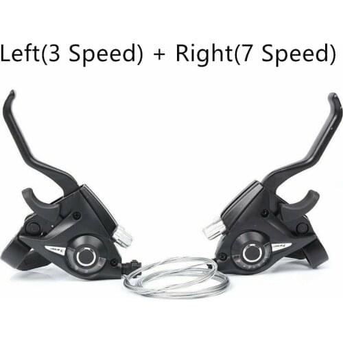 EF51 Gear Shifter Brake lever 3 x 7 Speed V-brake for Road Mountain Bike Shift Levers Bike Handlebar Bicycle Transmission