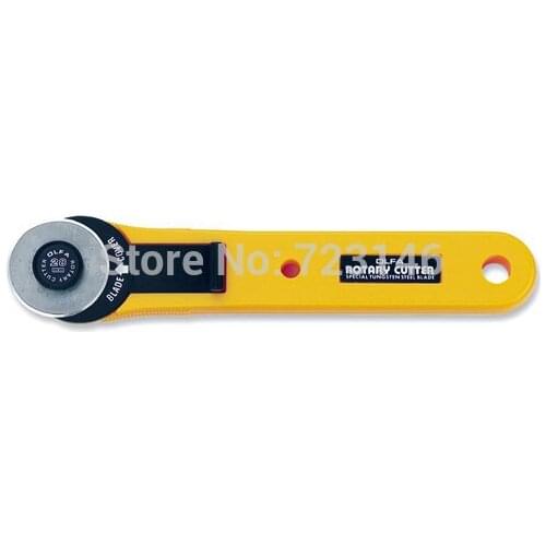 MADE IN JAPAN OLFA 28MM ROTARY CUTTER CUTTER ROTATIF 28MM RUNDSCHNEIDER TAGLIERINA ROTANTE DI 28MM CIRKELSNIJDER ROTATIVO