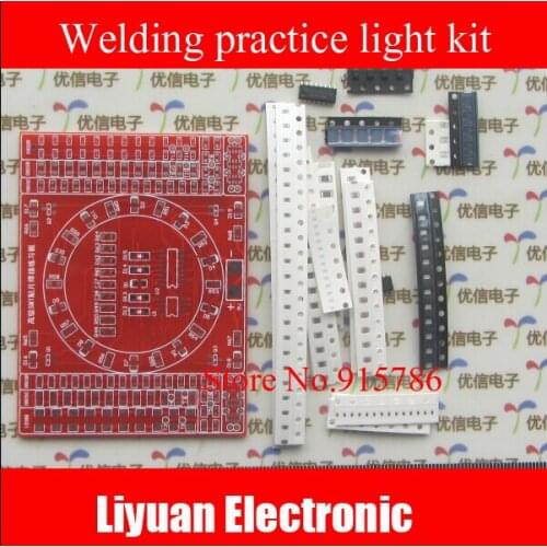 SMD components welding practice board / Welding practice light kit/ Skills Training welding competition kit