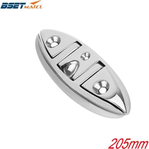 SS316 8 inch Sailboats Flip Up Folding Pull Up Cleat Dock Deck Boat marine Kayak hardware Line Rope mooring Cleat accessories