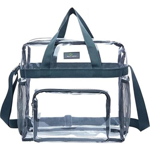 1PCS Portable Transparent Shoulder Crossbody Bag Tote Satchel Handbag For Women Lady
