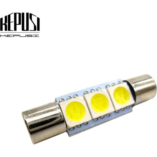 28mm 29mm Festoon Car led light C5W C10W 6641 6614F Sun Visor Vanity Mirror Light Door Dome Reading Lamp white 12V