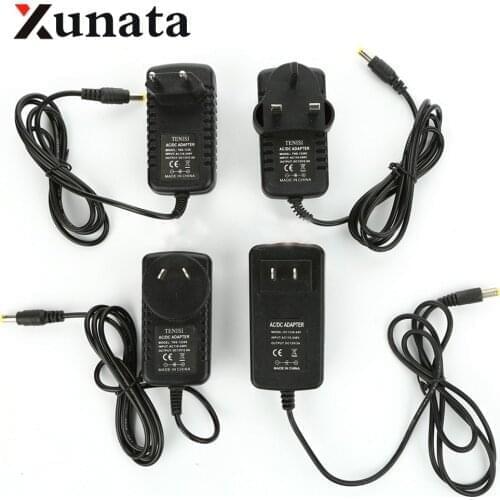 LED Driver Power Supply Adapter Transformer ac 100-240v to DC 12V 1A 2A 12W 24W UK/US/EU/AU Plug Free shipping